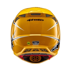 Mx Helma Alpinestars Supertech M10 Ampress Helmet Black / Yellow Glossy