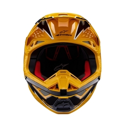 Mx Helma Alpinestars Supertech M10 Ampress Helmet Black / Yellow Glossy