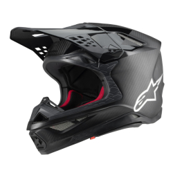 Mx Helma Alpinestars Supertech M10 Fame Helmet ECE Black Carbon Matte Gloss 2026