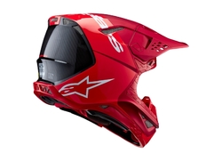 Mx Helma Alpinestars Supertech M10 Flood Helmet  Red Fluo / Red Matte & Glossy
