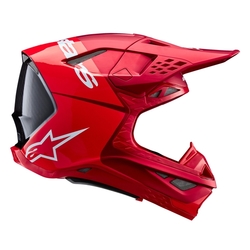 Mx Helma Alpinestars Supertech M10 Flood Helmet  Red Fluo / Red Matte & Glossy