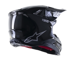 Mx Helma Alpinestars SuperTech M10 Solid Black Matte/Carbon 2023