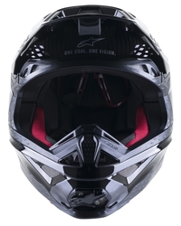 Mx Helma Alpinestars SuperTech M10 Solid Black Matte/Carbon 2023