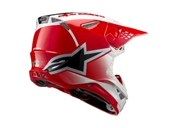 Mx Helma Alpinestars Supertech M10 Unite Red / White Glossy