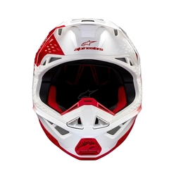 Mx Helma Alpinestars Supertech M10 Unite Red / White Glossy
