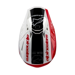 Mx Helma Alpinestars Supertech M10 Unite Red / White Glossy