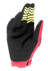 Mx Rukavice Alpinestars Full Bore Gloves Light Blue Red Berry Black
