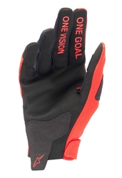 Mx Rukavice Alpinestars Radar Gloves Mars Red / Silver