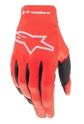 Mx Rukavice Alpinestars Radar Gloves Mars Red / Silver