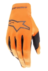 Dětské Mx Rukavice Alpinestars Youth Radar Gloves Hot Orange / Black