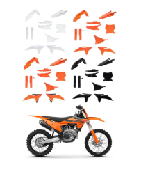 Sada plastů Acerbis Full Plastic Kit KTM SX125 SX250 / SXF250 SXF350 SXF450 2025