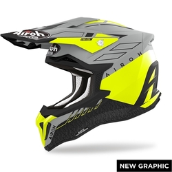 Mx Helma Airoh Strycker Skin Yellow Matt 2023