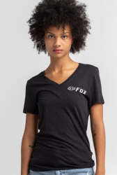 Dámské tričko Fox Racing Apex V Neck Tee, black