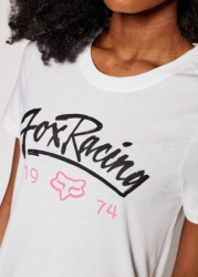 Dámské tričko Fox Racing Center Stage Boyfriend Tee - bílá