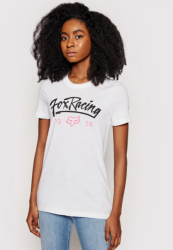Dámské tričko Fox Racing Center Stage Boyfriend Tee - bílá