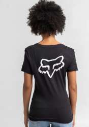Dámské tričko Fox Racing Apex V Neck Tee, black