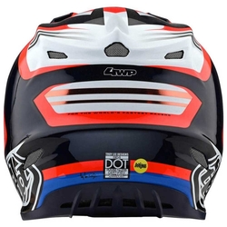 Mx Helma Troy Lee Designs SE4 Carbon Helmet Flash Team Blue / Red