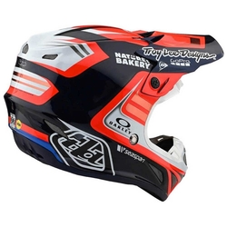 Mx Helma Troy Lee Designs SE4 Carbon Helmet Flash Team Blue / Red