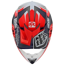 Mx Helma Troy Lee Designs SE4 Carbon Helmet Flash Team Blue / Red
