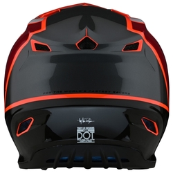Dětská helma na motokros TroyLeeDesigns Youth GP Helmet Nova Glo Orange 2022