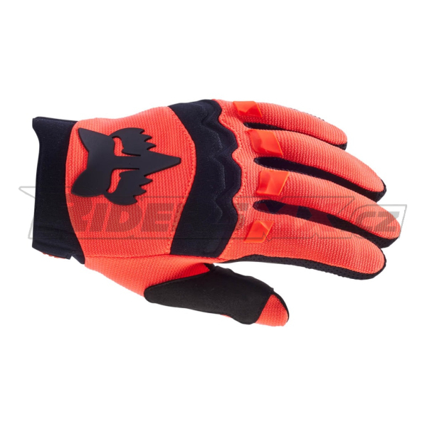 Dětské rukavice FOX Youth Dirtpaw Glove Race Flo orange 2026