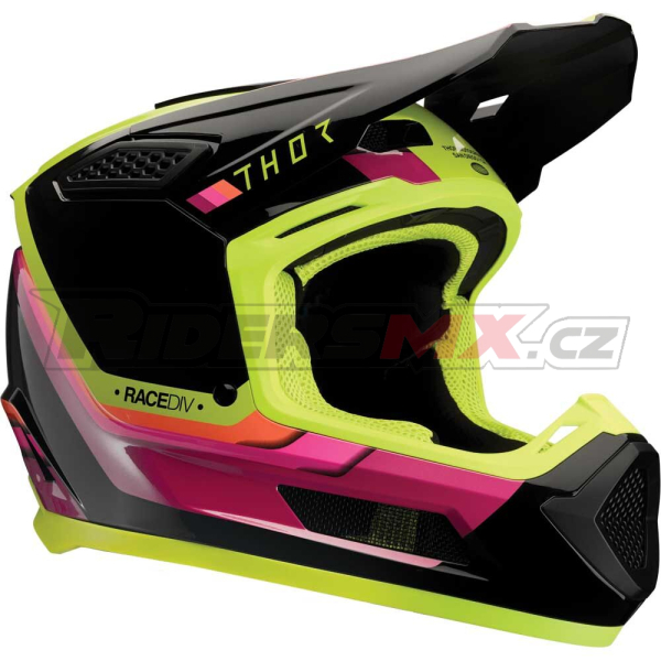 Mx Helma THOR Fleet Defy Black/Acid 2026