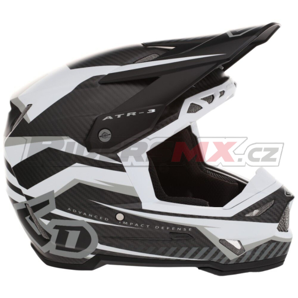 Mx Helma 6D ATR-3 Rival Matte White Helmet 