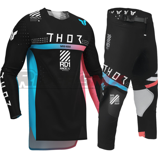 Dětský Mx Komplet THOR Sportmode Synth Black Kids Gear Set 2026