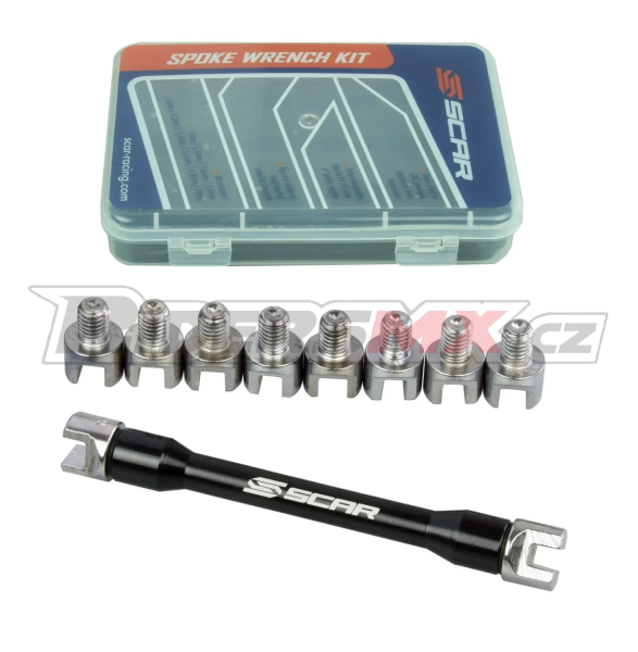 Klíč na niple SCAR Spoke Wrench Kit
