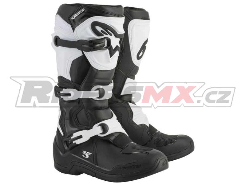 boty TECH 3, ALPINESTARS (černé/bílé) 2026