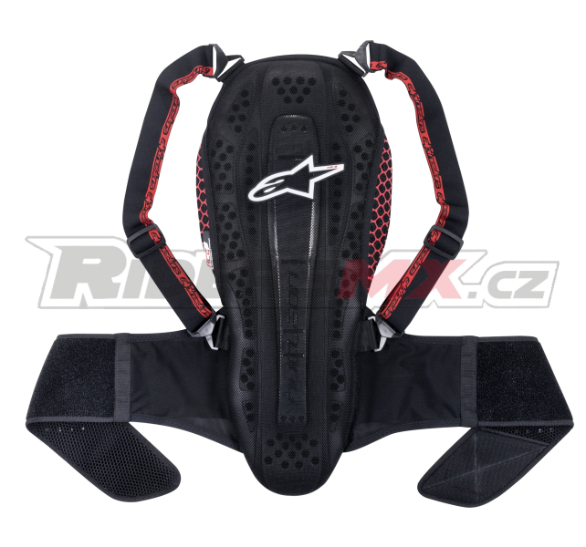 páteřový chránič NUCLEON KR-2, ALPINESTARS (černý/červený) 2026