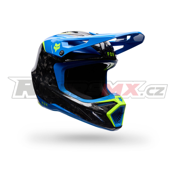 Mx Helma FOX V3 RS Tactile Helmet Blue Jewel 2026