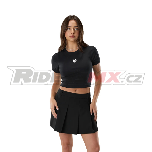 Dámské tričko Fox Women's Fox Head Rib Baby Tee Black