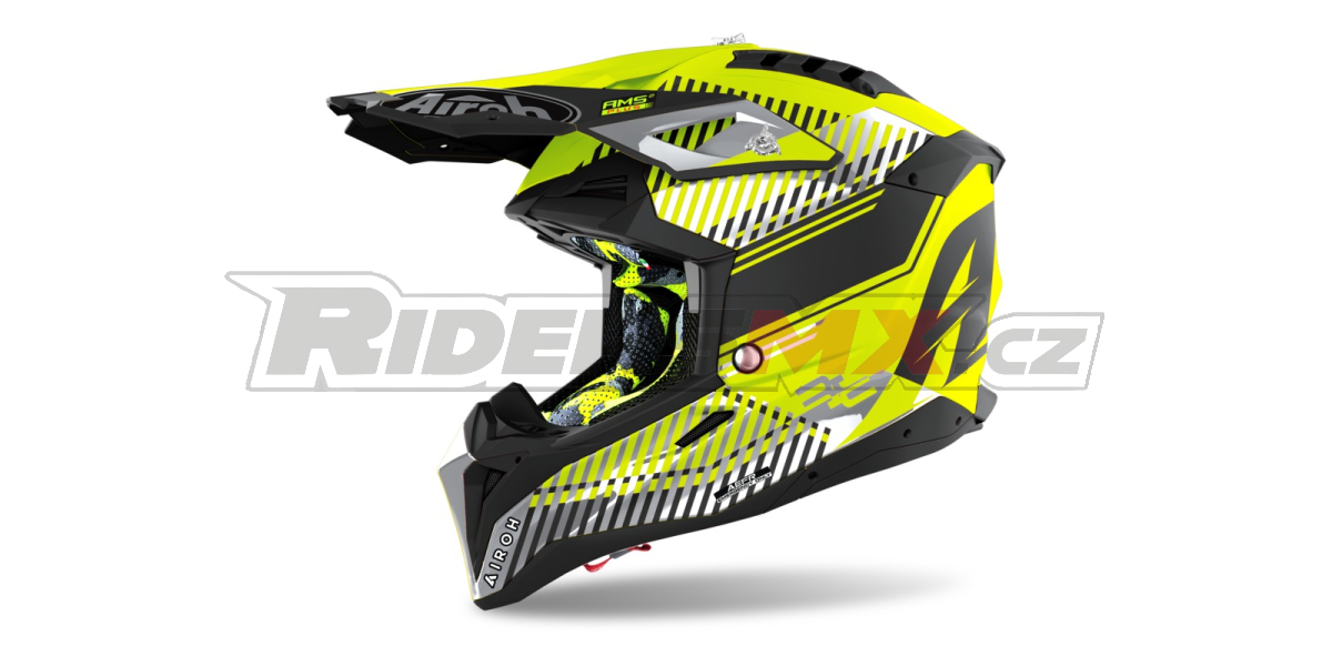 přilba AVIATOR 3.0 Wave, AIROH (matná žlutá) 2022