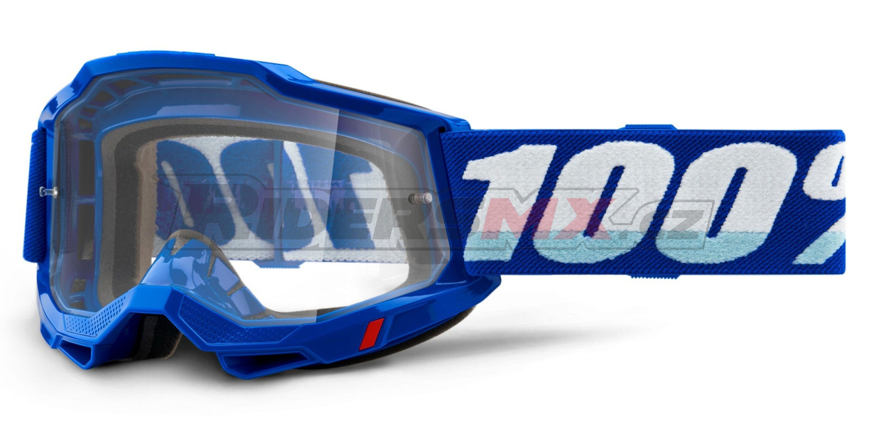 ACCURI 2, 100% OTG brýle modré, čiré plexi