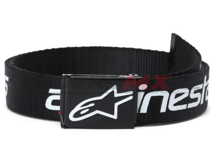 pásek LINEAR WEB BELT, ALPINESTARS (černá/bílá)
