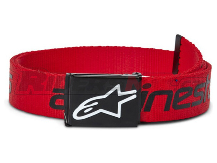 pásek LINEAR WEB BELT, ALPINESTARS (černá/červená)