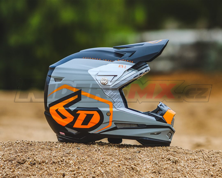 Mx Helma 6D Helmets ATR-2 Delta Neon Orange