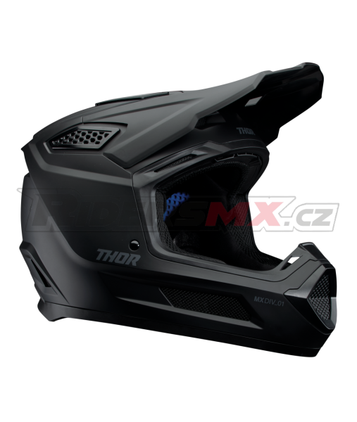 Mx Helma THOR Fleet Helmet Blackout Matte Black 2026