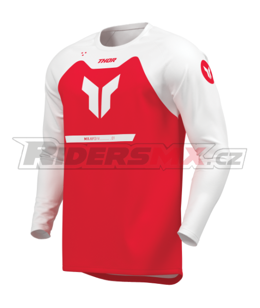 Dětský Mx Dres THOR Ridemode Jersey Youth Menace Red 2026