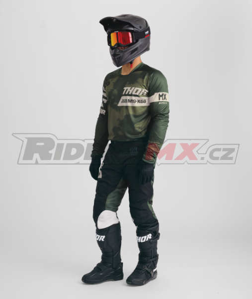 Mx Komplet THOR Launchmode Bleach Black/Camo 2026