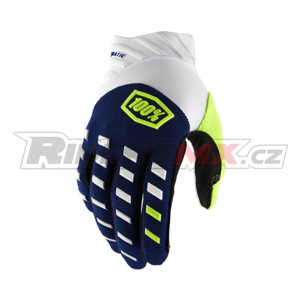 rukavice AIRMATIC, 100% - USA (modrá/bílá)