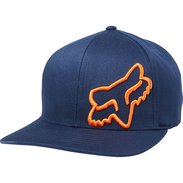 Pánská čepice FOX Flex45 Flexfit Hat Navy/Orange