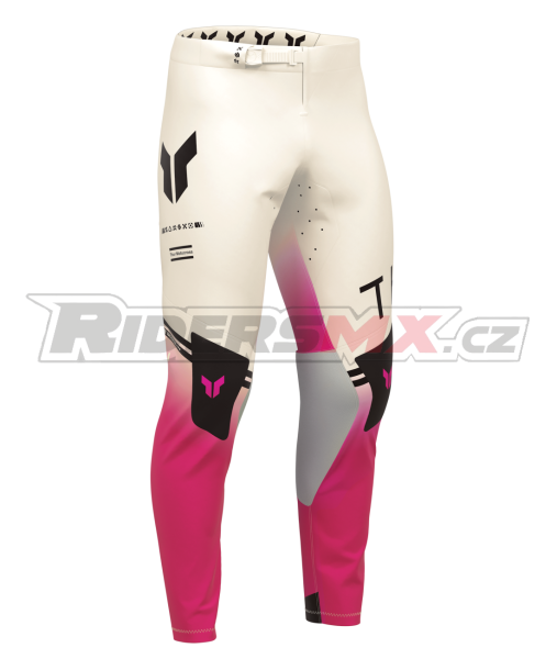 Mx Kalhoty THOR Sportmode Geo Vintage White/Pink 2026