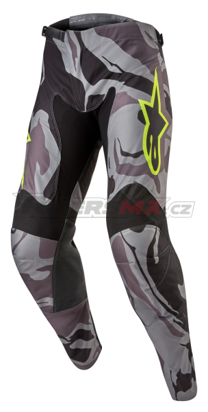 kalhoty RACER TACTICAL, ALPINESTARS (šedá camo/žlutá fluo/černá)