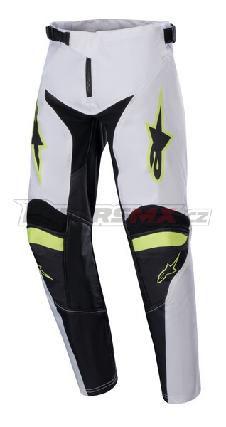 kalhoty RACER LUCENT, ALPINESTARS, dětské (bílá/černá/žlutá fluo)