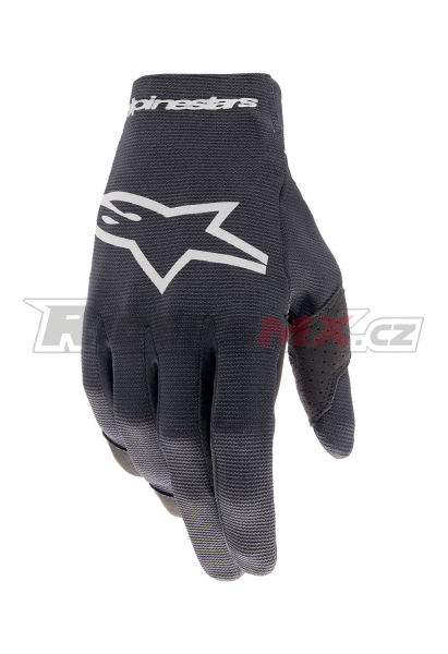 rukavice RADAR, ALPINESTARS, dětské (černá/stříbrná) 2026
