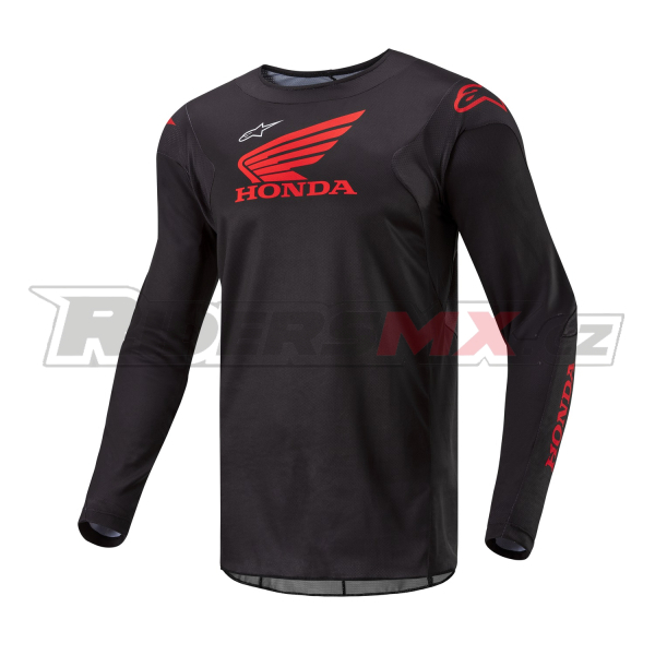 dres RACER ICONIC HONDA kolekce, ALPINESTARS (černá/červená) 2026
