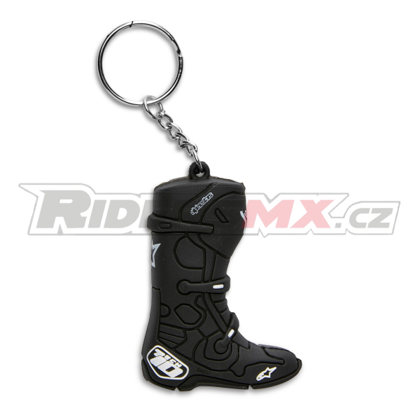 klíčenka NEW TECH 10 BOOT, ALPINESTARS (černá)