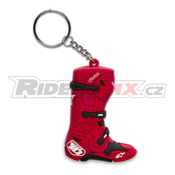 klíčenka NEW TECH 10 BOOT, ALPINESTARS (červená)